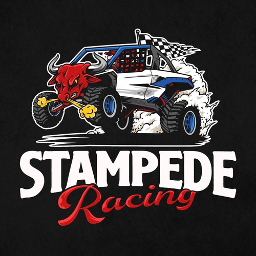Stampede Racing Logo Diseño de alltimehigh