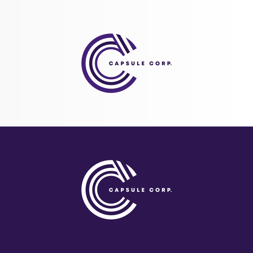 Design di Logo Capsule Corp, univers DBZ di Direwolf Design
