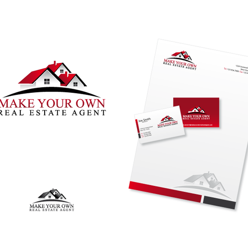 logo for Make Your Own Real Estate Agent Design by Creatidel™