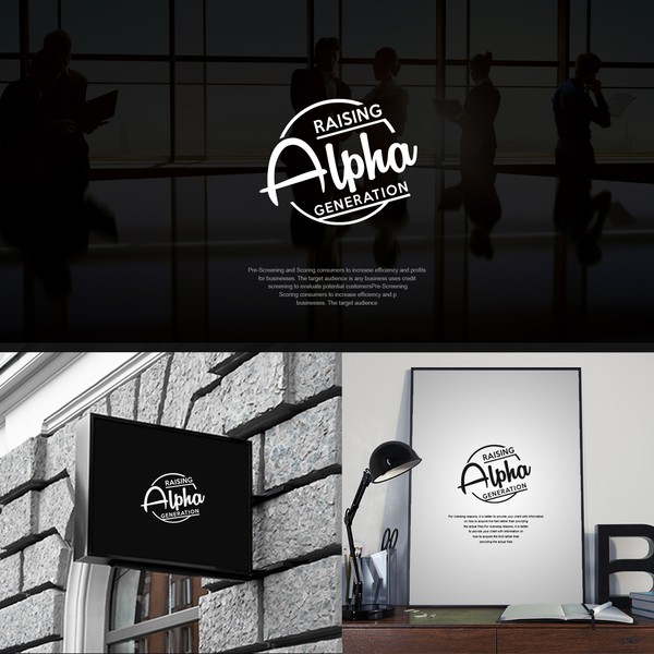 Design by Graphics D titled "Raising Alpha Generation"