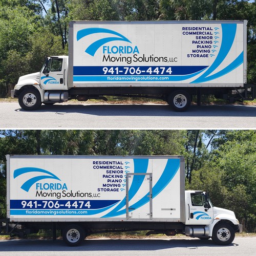 Moving Company Box Truck Wrap Design by ssrihayak