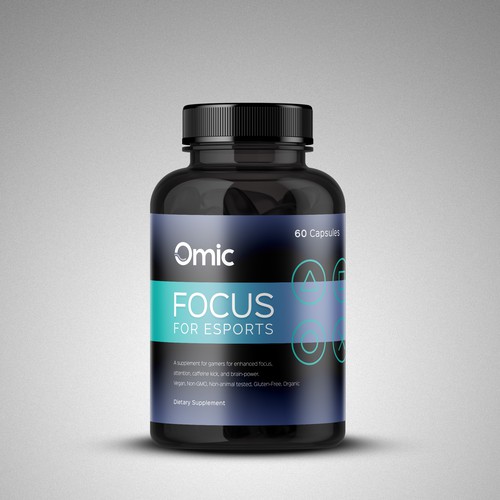 Video Gamer Supplement Label Design Design by JRBDesign™