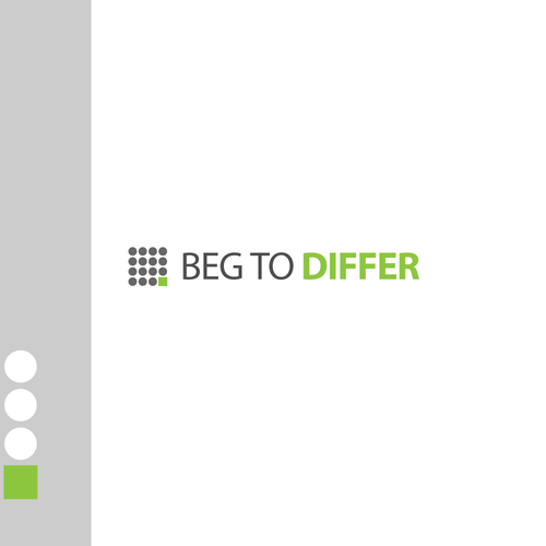 GUARANTEED PRIZE: LOGO FOR BRANDING BLOG - BEGtoDIFFER.com デザイン by Roggy
