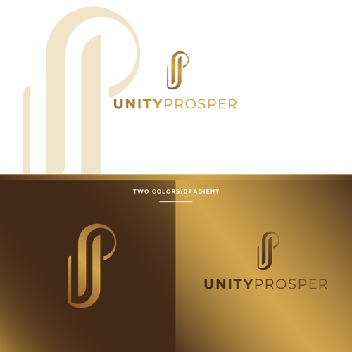 ~ LOGO  FOR REAL ESTATE FUND ~ UNITY PROSPER Design by deerlogo