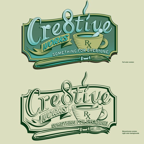 "Classy Logo For A Café/Restaurant in a historic old pharmacy" winning  by Gerardo Castellanos