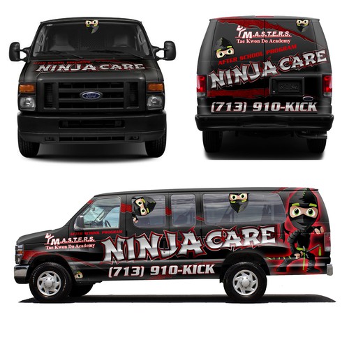 Martial Arts Van wrap Car, truck or van wrap contest