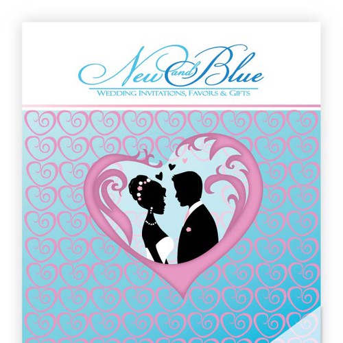 Upscale Wedding Invitation Boutique Postcard Design von svetlana.mart