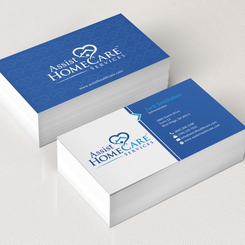 Business Card for Home Health Agency Design by AkGraphicsSolutions