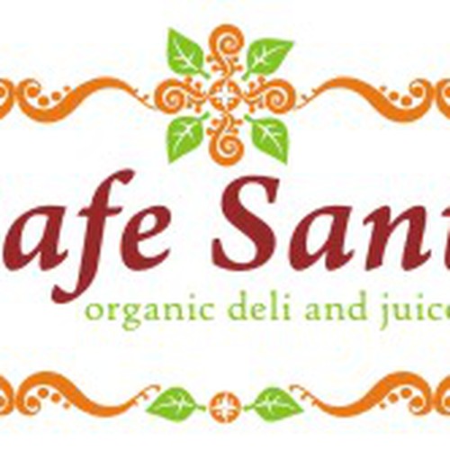 Create the next logo for "Cafe Sante" organic deli and juice bar Design por autstill