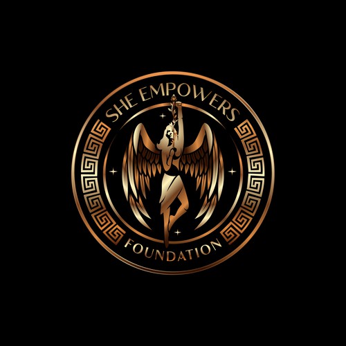 SHEempowers - luxurious design of a woman preferrably in some kind of a circle to appeal to women professionals Design by eMbo