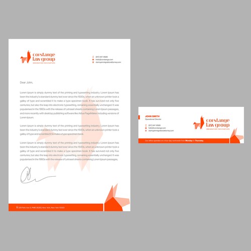 Stationery contest entry by Xclusive16