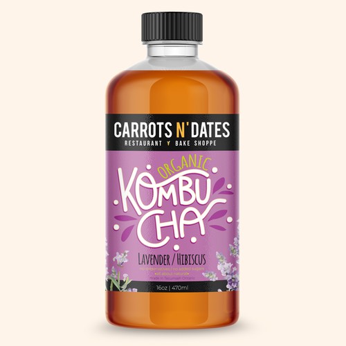 Design a Unique & Funky Kombucha bottle label Design by Daisygirl1702