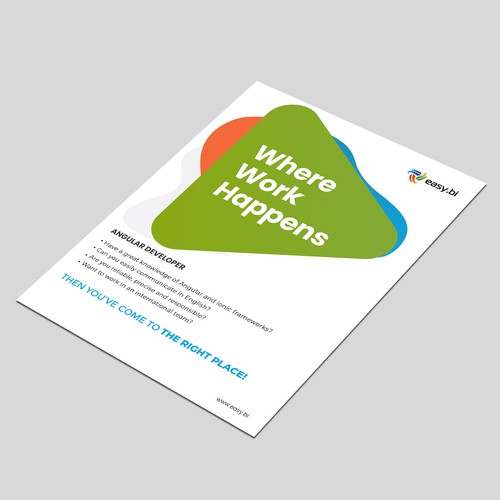 Advertisement template that engages Design by Creativedzine