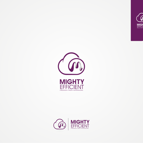 Create a modern, dynamic logo for Mighty Efficient Bookkeeping & Administration Design by bobo boy