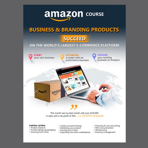 Amazon Business and Branding Course Diseño de Marco Davelouis