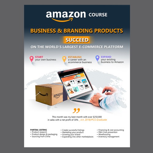 Amazon Business and Branding Course デザイン by Marco Davelouis