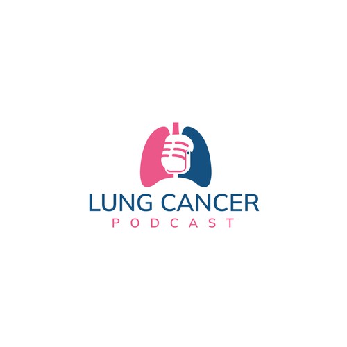 Logo Design for a Lung Cancer Podcast Focused on Real Conversations and Hope Design by ali_indoproD
