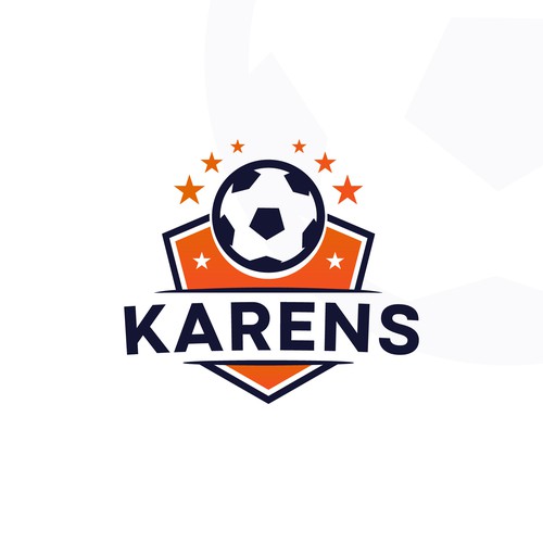 Fun creative logo for a teenage girls soccer team Design by João Felipe Dias