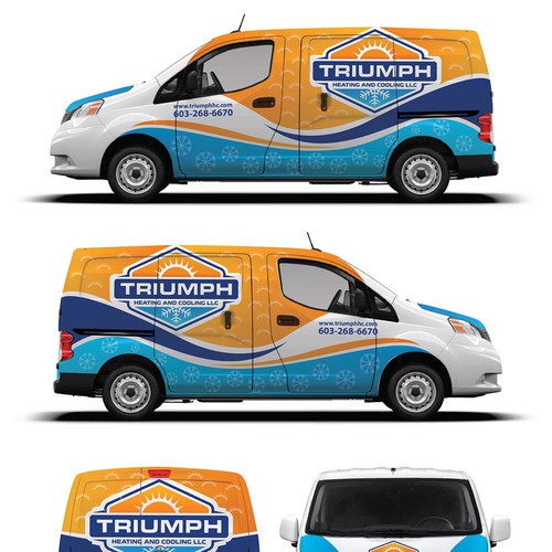 Hvac van wrap Design by Logicainfo ♥