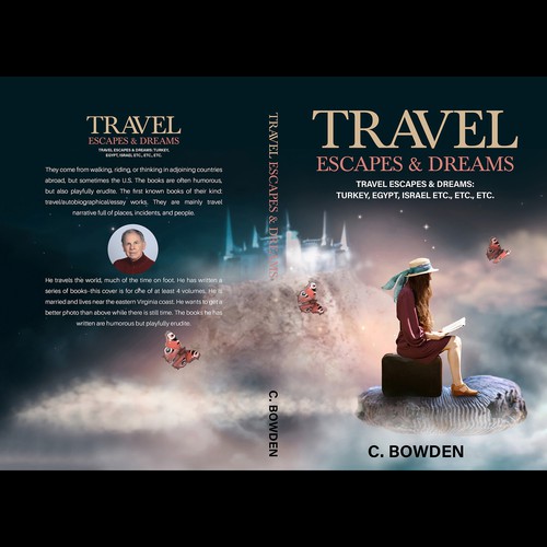 Cover for a travel/autobiography/brief essay book Design by MS_99