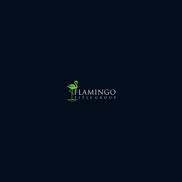 Design by stef emanuel titled "Flamingo Title Group"