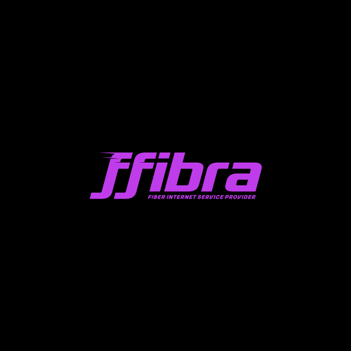 Logo for Fiber Internet Provider Diseño de Kaffa.Kahfi