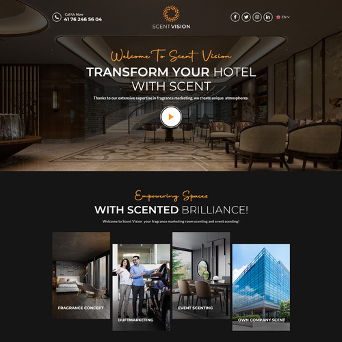 Landing page design contest entry by FixInc