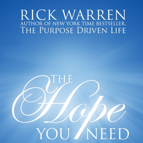 Design Rick Warren's New Book Cover Design por Gianna Studios