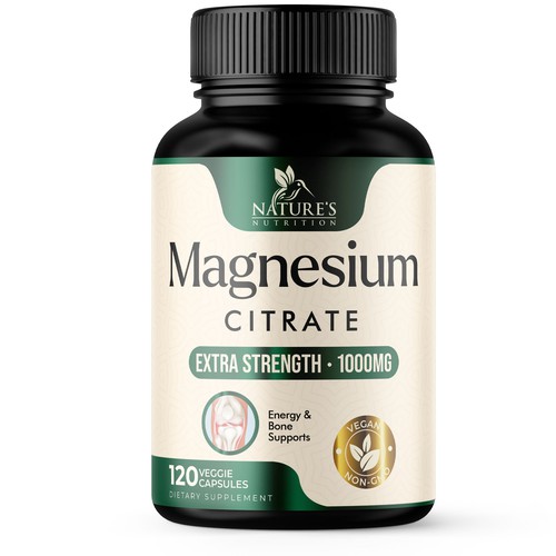 Premium Magnesium Citrate Design needed for Nature's Nutrition Design by UnderTheSea™