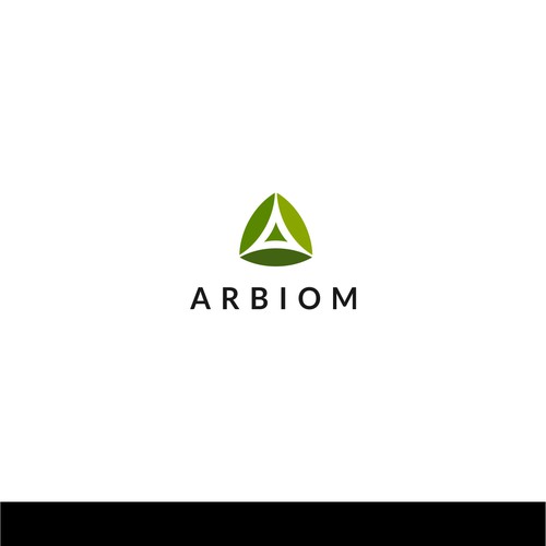 Show the "bio" and "industry" in the Arbiom logo, a sustainable bio-chemicals company Design by Toni Zufic