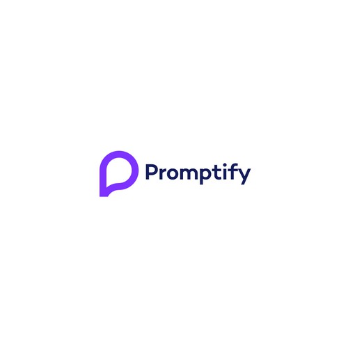 Modern, Simple and Sleek Logo for Promptify.com Design by TheDaydreamerStd