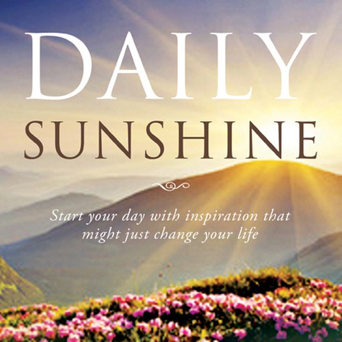 Daily Sunshine Book Cover - help people feel inspired, every day, and perhaps even change the world! Diseño de line14