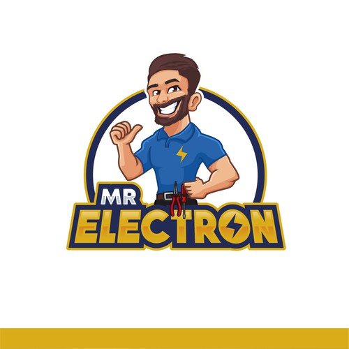 Design a logo for MR ELECTRON the electrical specialist Design by Gr8 ART