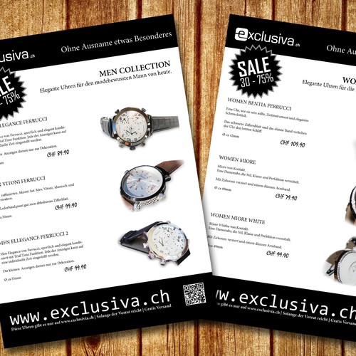 Postcard, flyer or print contest entry by Flusi