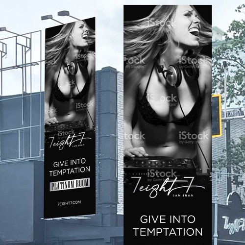 Billboard for a Nightclub and Gentlemen’s Club Design by Sketch Media™