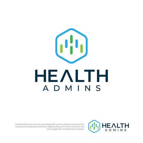 Be the designer that created the coolest healthcare software logo with Health Admins!!!! Design by okydelarocha