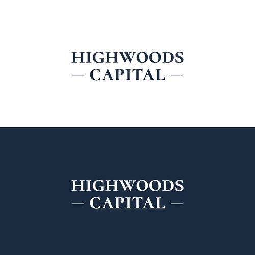 Logo Design for Highwoods Capital Design by cl3an & the Bridge