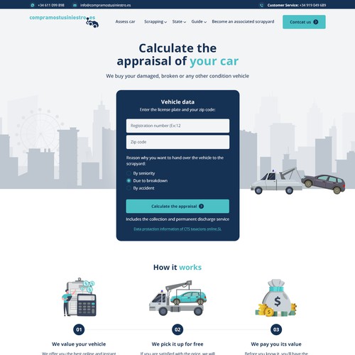 Diseño de página web propuesta en el concurso por Digital Chef