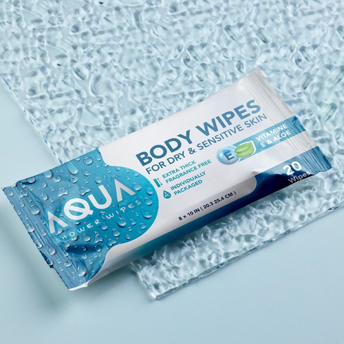 AQUA SHOWER WIPES :D Design by MeDesign✦