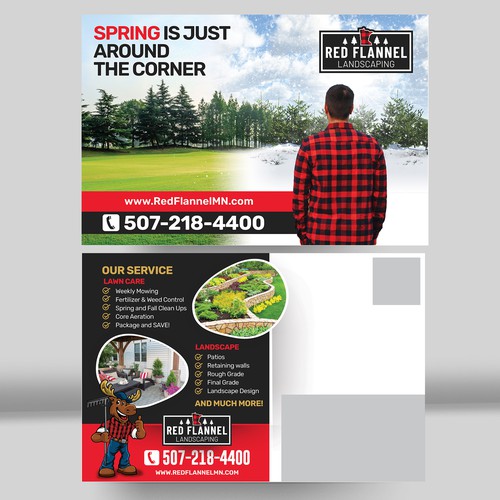 NEW POSTCARD FOR SPRING Design von Qinkqink