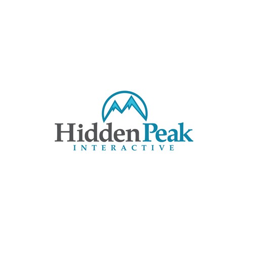 Logo for HiddenPeak Interactive Design por alexkeo