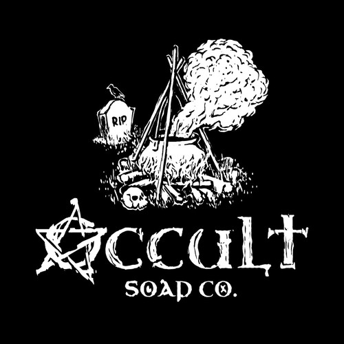 Design a dark rustic “witchy” themed logo for our soap company Design by vuveeh™