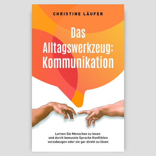 A novel cover on the subject of communication, which appeals to a young educated target group Design by DesignVibe