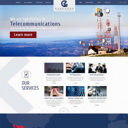 Parallax Website Design Wanted for Ekspresa Diseño de DezignLAB
