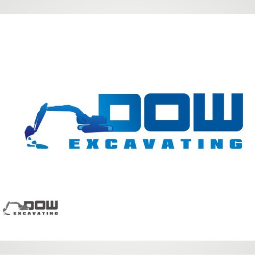 Logo design for Excavating Company Design by crazyeye