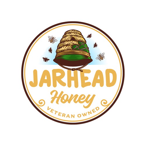 Exciting and Fun Honey Logo with ties to the Marine Corps Design von deb•o•nair