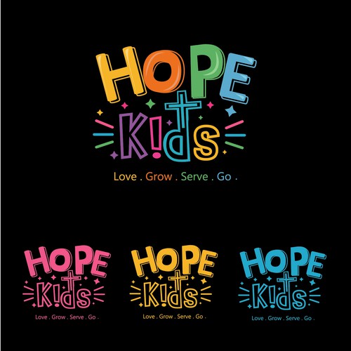 We need a fun, unique logo to launch our new kids church ministry! Design réalisé par Bila Designs