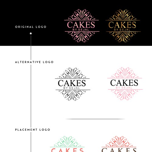 New logo for a young and inspiring luxury wedding cake company Design by Ash15