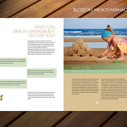 Brochure Redesign from Template for Financial Firm Design by sadzip