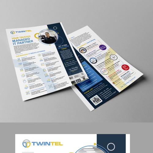 Twintel Service Advertisement Design by dezignedge*